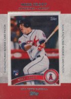 2013 Topps Manufactured Rookie Card Patch #RCP23 Mike Trout Baseball Card