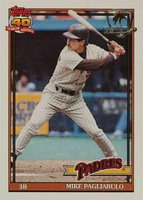 1991 Topps Desert Shield #547 Mike Pagliarulo Baseball Card
