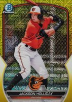 2023 Bowman Mega Box Chrome #20 Jackson Holliday Yellow Baseball Card