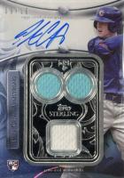 2024 Topps Sterling Sterling Debuts Autograph Relics #PC Pete Crow-Armstrong Blue Baseball Card
