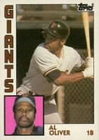 1984 Topps Traded #87T Al Oliver Baseball Card