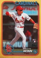 2024 Topps #480 Masyn Winn Gold Foil Baseball Card