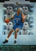 1995 SP Holoviews Die-Cut #PC24 Anfernee Hardaway Basketball Card