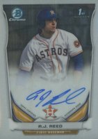 2014 Bowman Chrome Draft Pick Autograph #AR A.J. Reed Baseball Card