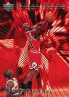 1996 Upper Deck Jordan Tribute #MJ55 Michael Jordan MJ Impressions Basketball Card
