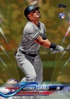 2018 Topps Update #US99 Gleyber Torres Gold Baseball Card