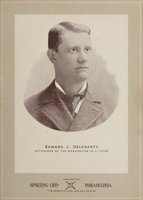 1902 Sporting Life Cabinets #156 Jim Delahanty Washington, 1907 Baseball Card
