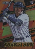 2022 Topps Fire #111 Spencer Torkelson Orange Baseball Card
