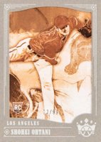 2018 Panini Diamond Kings #73 Shohei Ohtani Sepia-Gray Frame Baseball Card