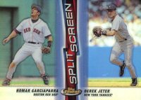 1999 Finest Split Screen #SS3 Nomar Garciaparra/Derek Jeter Refractor/Refractor Baseball Card
