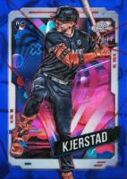 2024 Topps Chrome Cosmic #177 Heston Kjerstad Purple Nebula Refractor Baseball Card