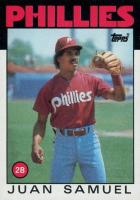 1986 Topps #475 Juan Samuel Baseball Card