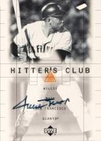 2000 Upper Deck Hitter's Club Autographs #WM Willie Mays Baseball Card