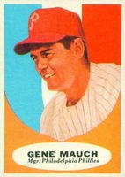 1961 Topps #219 Gene Mauch Baseball Card
