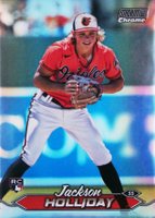 2024 Topps Stadium Club #211 Jackson Holliday Chrome-Refractor Baseball Card