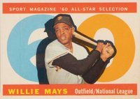 1960 Topps #564 Willie Mays All-Star Baseball Card