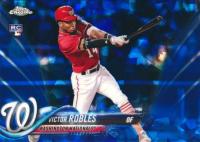 2018 Topps Chrome Sapphire Edition #166 Victor Robles Baseball Card