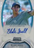 2011 Bowman Sterling Prospects Autographs #BSPBS Blake Snell Refractor Baseball Card