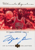 2000 Ultimate Collection Ultimate Signatures  #MJ-G Michael Jordan Gold Basketball Card
