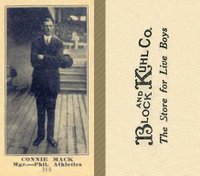 1916 Block & Kuhl (1916) #105 Connie Mack Baseball Card