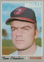 1970 Topps #717 Tom Phoebus Baseball Card