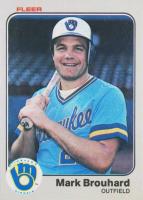 1983 Fleer #28 Mark Brouhard Baseball Card