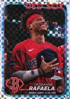 2024 Topps Chrome Update #USC44 Ceddanne Rafaela X-Fractor Baseball Card