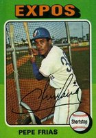 1975 Topps Mini #496 Pepe Frias Baseball Card