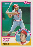 1983 Topps #60 Johnny Bench Baseball Card