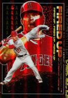 2019 Topps Fire Fired Up #FIU1 Mike Trout Baseball Card