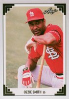 1991 Leaf #80 Ozzie Smith Baseball Card