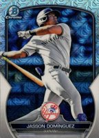 2023 Bowman Mega Box Chrome #225 Jasson Dominguez Baseball Card