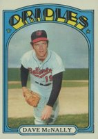 1972 Topps #490 Dave McNally Baseball Card