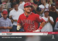 2019 Topps Now #502 Mike Trout Baseball Card