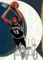 1997 Upper Deck Rookie Discovery #D1 Tim Duncan Discovery II Basketball Card