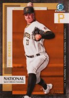 2024 Topps National Sports Collectors Convention Silver Pack Prospects #4 Paul Skenes Orange Refractor Baseball Card