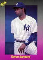 1989 Classic Travel Update 2 (Purple) #200 Deion Sanders Baseball Card