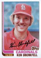 1982 Topps #474 Ken Oberkfell Baseball Card