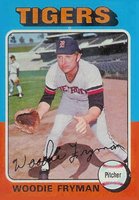 1975 Topps #166 Woodie Fryman Baseball Card