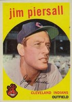 1959 Topps #355 Jim Piersall Baseball Card