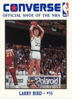 1989 Converse # Larry Bird Basketball Card