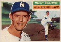 1956 Topps #340 Mickey McDermott Baseball Card