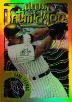 1996 Finest #186 Frank Thomas Refractor Baseball Card