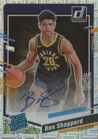 2023 Panini Donruss #285 Ben Sheppard Rated Rookie Signature-Choice Basketball Card