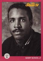 1991 Studio #222 Barry Bonds Baseball Card