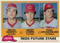 1981 Topps #606 Reds Future Stars Double print Baseball Card