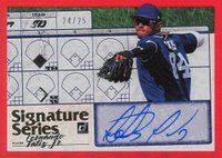 2019 Panini Donruss Signature Series #SS-FT Fernando Tatis Jr. Red Baseball Card