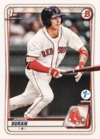 2020 Bowman 1st Edition #BFE144 Jarren Duran Baseball Card
