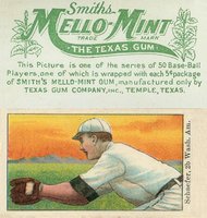 1910 Mello-Mint # Germany Schaefer Baseball Card