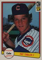 1982 Donruss #529 Pat Tabler Baseball Card